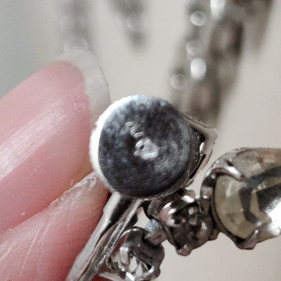 Made in Austria Art Deco Style Crystal Set Necklace and Earrings - Picture 6 of 14